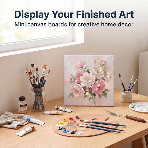 8 Pcs Blank Canvas for Painting, Art Canvas Boards for Painting in Kuwait