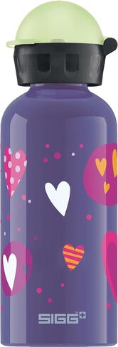 SIGG - Kids Water Bottle - Glow Heartballoons - Leakproof - Lightweight - BPA Free - Aluminum - 13 Oz in Kuwait