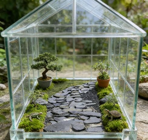 1LB Natural Slate Stones-Aquarium Rocks for Fish Tank,Non-Toxic Slate for Reptile Enclosures,Terrariums & Landscaping,Durable Decorative Stones for Freshwater Tanks & Gardens (2-5 Inches) in Kuwait