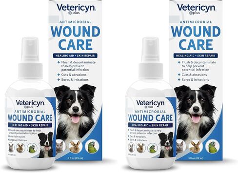Vetericyn Plus Non-Toxic All Animal Wound and Skin Care 8 Oz Liquid Spray, Veterinary-Recommended in Saudi Arabia