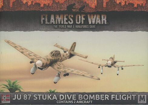 Flames of War: Mid War: German: JU 87 Stuka Dive Bomber Flight in Kuwait