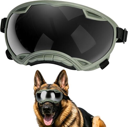 UV Protection Windproof Dog Goggles for Medium Large Dogs, Black in Saudi Arabia