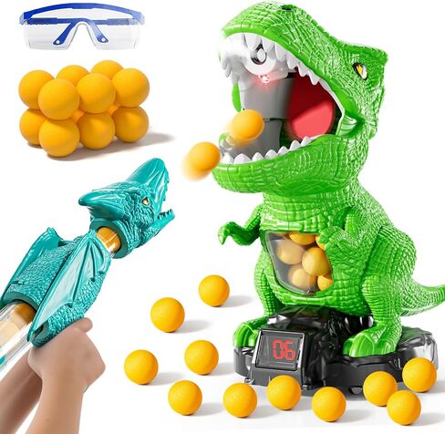 JUKUDAHU Dinosaur Shooting Toys for Kids 5-7, Boy Toys Moving Target Game in Saudi Arabia