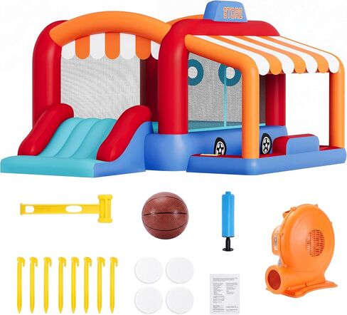 Jojoka Bounce House, Inflatable Bounce House for Kids Indoor Outdoor in Kuwait