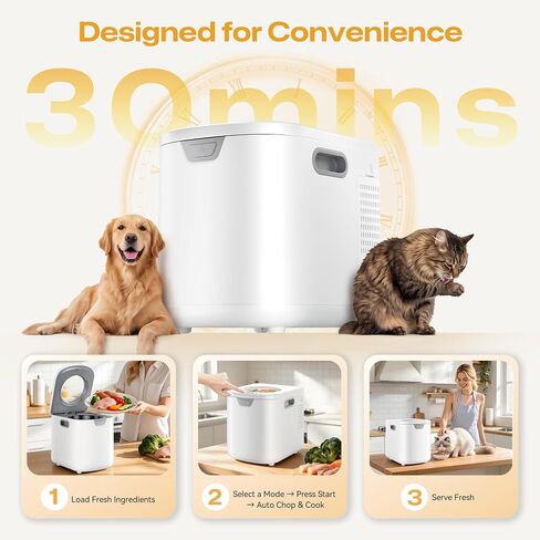 Pet Food Maker for Dogs & Cats - 4.2L Capacity Automatic Machine in Kuwait
