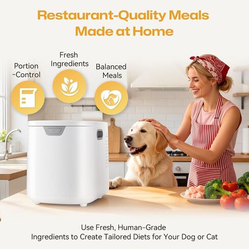 Pet Food Maker for Dogs & Cats - 4.2L Capacity Automatic Machine in Kuwait