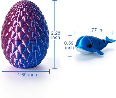 24 Pcs 3D Printed Fidget Toys with 12 Ocean Animals and 12 Mystery Eggs in Saudi Arabia
