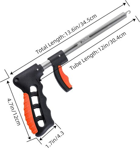 RUNCL Fishing Plier, Fish Lip Gripper Kit, Fishing Remover Extractor, Multi-Function Fishing Tools for Saltwater, Freshwater, Ice Fishing, Premium Fishing Gifts for Men in Kuwait