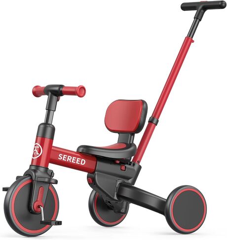 SEREED 5-in-1 Push Tricycle for Toddlers 1-4, Toddler Bike, Birthday Gift in Saudi Arabia