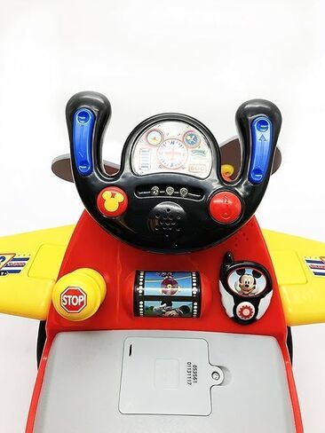 Kiddieland Disney Mickey Mouse Plane Light & Sound Activity Ride-On in Saudi Arabia