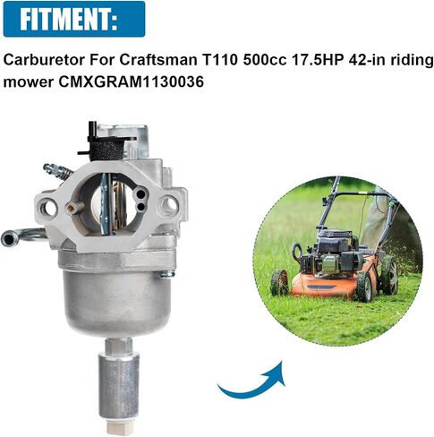 Carburetor For Craftsman T110 17.5HP 42-in riding mower in Saudi Arabia