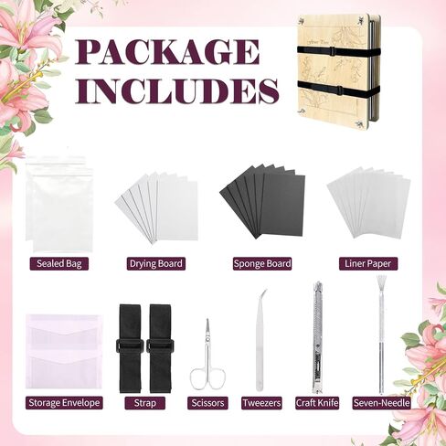 Extra Large Wooden Flower Press Kit– 15" x 11" Pressing Tool Set for Adults in Saudi Arabia