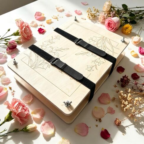 Extra Large Wooden Flower Press Kit– 15" x 11" Pressing Tool Set for Adults in Saudi Arabia