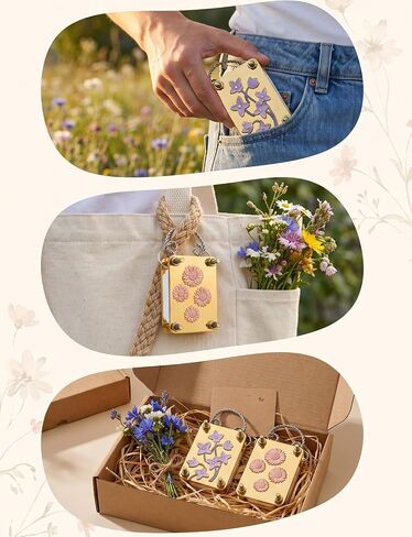 2pcs Mini Flower Press, Pocket Metal Press Kit with 30Pcs Blotting Paper in Saudi Arabia