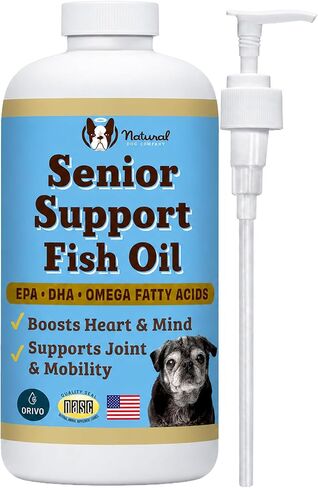 Natural Dog Company Senior Dog Vitamins مضغ من الدماغ ، وقلب القلب والعين - الدعم المعرفي ، ووضوح الرؤية ووظيفة القلوب الأوعية in Kuwait