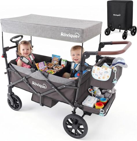 Wagon Stroller for 2 Kids, Premium Stroller Wagon for Kids with Extendable in Saudi Arabia