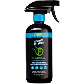 FunkAway Pet Stain & Odor Eliminator Spray, 16 oz., Fresh & Neutral Scent, The Extreme Pet Stain & Odor Eliminator for Houses, Cars, SUVs, RVs and Boats, Alcohol-Free Formula in Kuwait