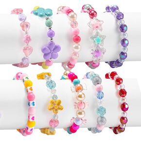 Toddler Bracelets for Girls, Kids Beaded Bracelets Bulk for Girl 3-5 Gifts in Saudi Arabia