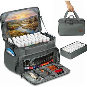 Magicfly Large Art Bag, Waterproof Acrylic Paint Storage with Drawing Easel in Saudi Arabia