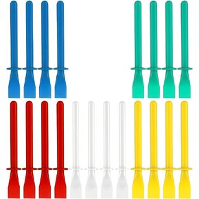 20 Pack Plastic Palette Knife Set, 4.5 Inch Paint Mixing Spatula, Small Glue Spreader Tools for Acrylic, Oil Painting, Crafts & DIY (White/Yellow/Green/Red/Blue) in Kuwait
