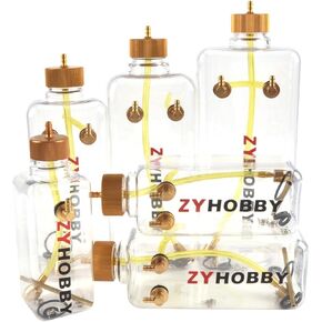 RC Gas Fuel Tank Bottle 260/300/360/400/500/700/1000/1500ML Transparent Plastic for RC Airplane in Saudi Arabia