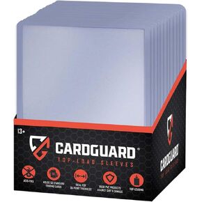 CardGuard 3" x 4" Clear Regular TopLoaders for Cards with Sleeves, 50 Count – Durable & Acid-Free Premium Protection for Pokémon, YuGiOh, MTG, TCG, Game & Sports Cards in Kuwait