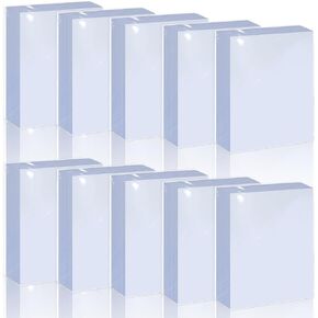 1000 Counts Premium Standard Baseball Trading Card Sleeves, Plastic Clear Protector, Soft Perfect Fit for Penny, Football, and Sports Cards in Kuwait