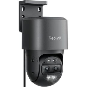 نظام كاميرا الأمان REOLINK PTZ 4K، كاميرا IP PoE 360 مع عدسة مزدوجة، تتبع تكبير هجين تلقائي 6X، 355 مقلاة و90 إمالة، مراقبة خارجية، اكتشاف الذكاء الاصطناعي، Trackmix PoE in Kuwait