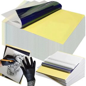 Emalla Tattoo Transfer Paper 100 Sheets Thermal Stencil Paper for Tattooing in Kuwait
