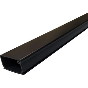 Electriduct (LG1) Large Latching Surface Cable Raceway Wall Wire Concealer and Cord Manager - (20 x 59 Inch Sticks = 98FT) - White in Saudi Arabia