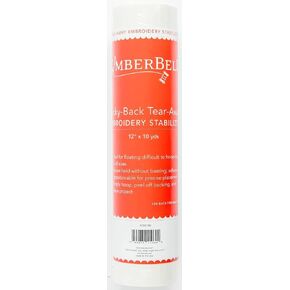 Kimberbell Tear Away Stabilizer Light Weight 1.5 Oz - 12"x10 Yd Roll - Cut into Variable Sizes, for Machine Embroidery, Hand Sewing, Quilting, Piecing Projects, Appliqués, Crafting & More! KDST100 in Saudi Arabia