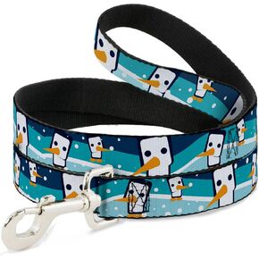 Buckle-Down Pet Leash - Block Penguins Navy - 4 Feet Long - 1" Wide in Saudi Arabia