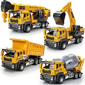 4 Packs Metal Construction Vehicle Toys for Kids Boys Kids 3-5 6 7 in Kuwait