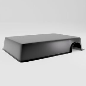 Large Snake Hide Box 13.125"x9"x3" – Heavy Duty Polypropylene Reptile Hides for Ball Python Tank Accessories and Snake Cage Setups, Secure Offset Door Terrarium Hideouts in Kuwait