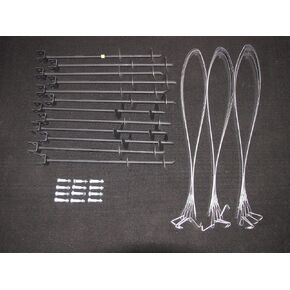 HUD Approved Mobile Home Parts Set of 12 Auger Type Anchors, Tie Down Straps and Bolts in Kuwait