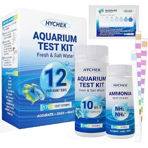12 in 1 Accurate Aquarium Test Kit, Fresh and Salt Water Test Strips in Kuwait
