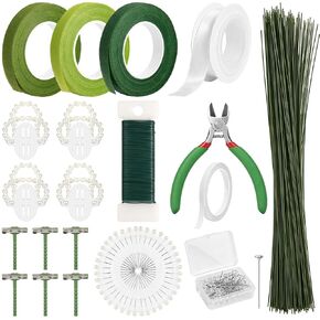 207 Pcs Floral Tape & Wire Kit, Bouquet Making Supplies for DIY Making in Kuwait