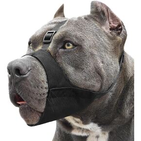 Mayerzon Soft Fabric Dog Muzzle for Pitbull Rottweiler Anti Fierce Biting in Saudi Arabia