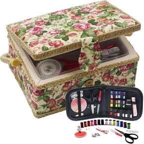 D&D Medium Sewing Basket with Sewing Kit for Beginners, Kids, Adults in Saudi Arabia