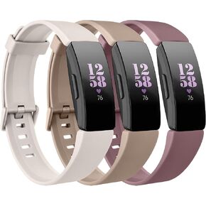3 Pack Replacement Bands Compatible for Fitbit Inspire HR/Fitbit Inspire/Fitbit Ace 2/Fitbit Inspire 2, Adjustable Accessory Soft Silicone Sport Wristband for Women Men in Saudi Arabia