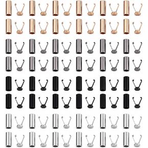 Metal Cord End Caps, 48 Pcs, 7 mm, 4 Colors in Kuwait