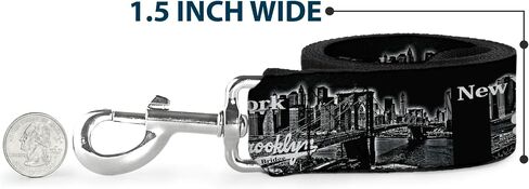 Dog Leash Brooklyn New York 6 Feet Long 1.5 Inch Wide in Saudi Arabia