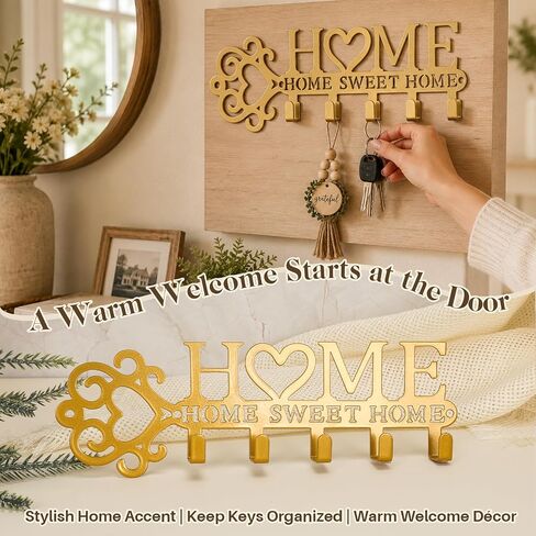 Housewarming Gifts New Home, New Home Gift Basket for Homeowners, Cozy House Warming Gift Set with Mugs, Kitchen Towels & Key Holder, Realtor Closing Gifts for Home Buyers Homeowner in Saudi Arabia