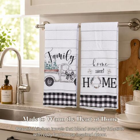 Housewarming Gifts New Home, New Home Gift Basket for Homeowners, Cozy House Warming Gift Set with Mugs, Kitchen Towels & Key Holder, Realtor Closing Gifts for Home Buyers Homeowner in Saudi Arabia