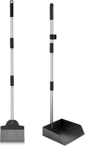 Dog Pooper Scooper, Metal Tray & Spade Set, Tray & Spade, Meduim in Saudi Arabia