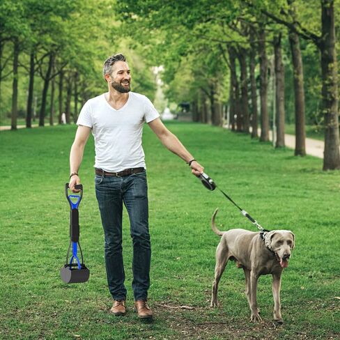 UPSKY Pooper Scooper for Large Small Dogs, Folding Dog Poop Scooper, Durable Spring and Premium Materials，Easy to Use for Grass, Dirt, Gravel Pick Up Shovel in Saudi Arabia