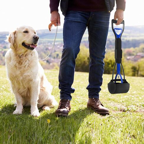 UPSKY Pooper Scooper for Large Small Dogs, Folding Dog Poop Scooper, Durable Spring and Premium Materials，Easy to Use for Grass, Dirt, Gravel Pick Up Shovel in Saudi Arabia