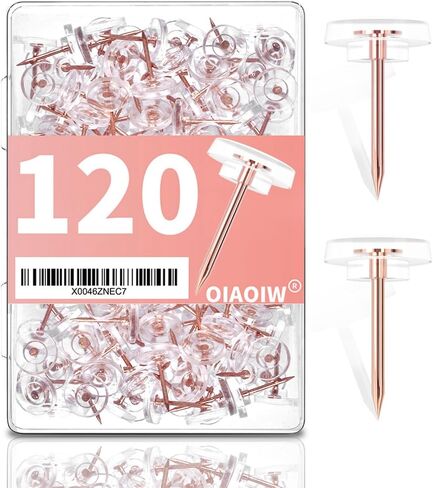 150PCS Clear Thumb Tacks for wall Push pins for wall thumbtacks for Hanging in Kuwait