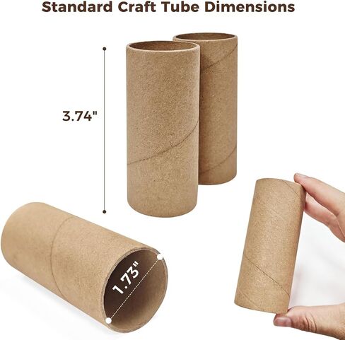 120 Pack Cardboard Tubes for Crafts, Empty Toilet Paper Rolls 3.7" in Kuwait