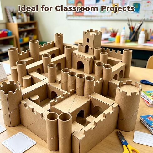 120 Pack Cardboard Tubes for Crafts, Empty Toilet Paper Rolls 3.7" in Kuwait
